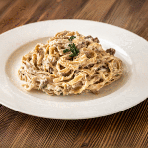 Tagliolini salsiccia e porcini